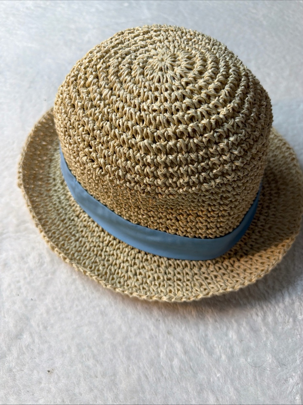 Dolce & Gabana women’s Straw Sun Hat with Blue Band - Picture 12 of 13